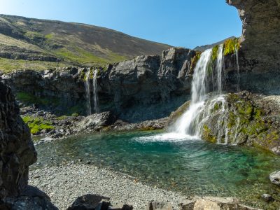 Skutafoss waterfall in Iceland