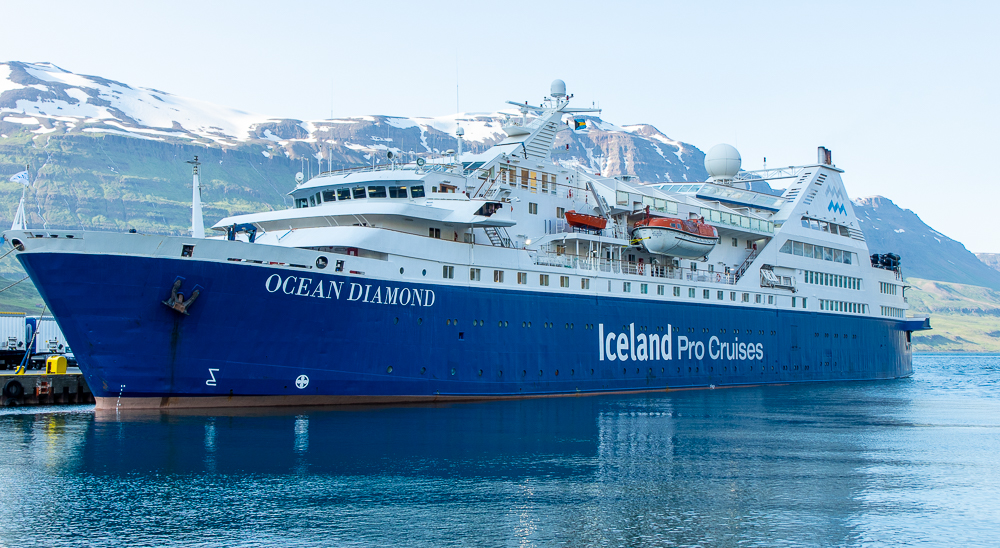 Iceland ProCruises Ocean Diamond, from IcelandStepByStep.com